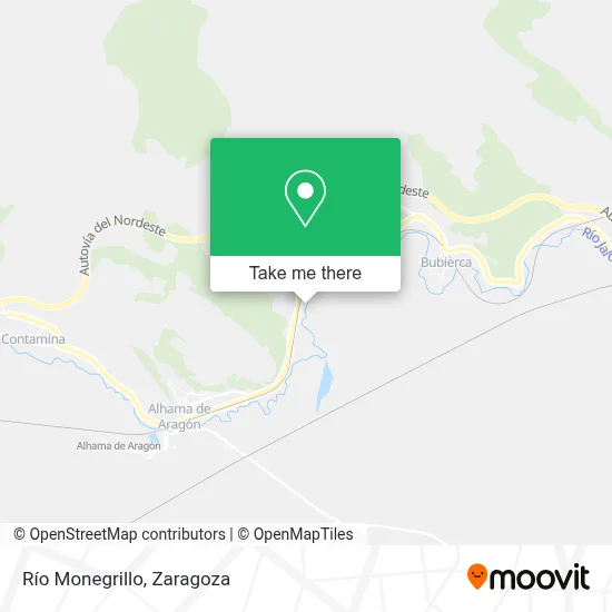 Río Monegrillo map