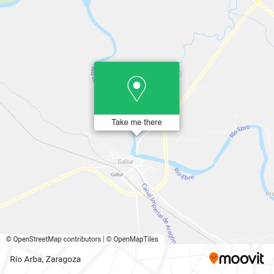 Río Arba map
