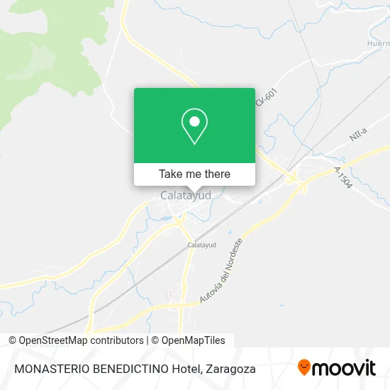 MONASTERIO BENEDICTINO Hotel map