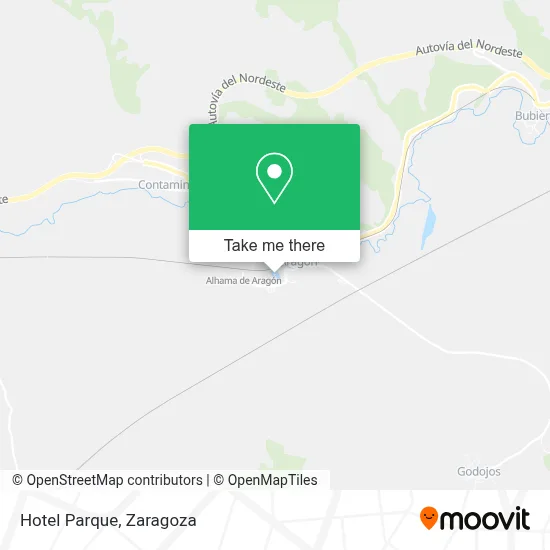 Hotel Parque map