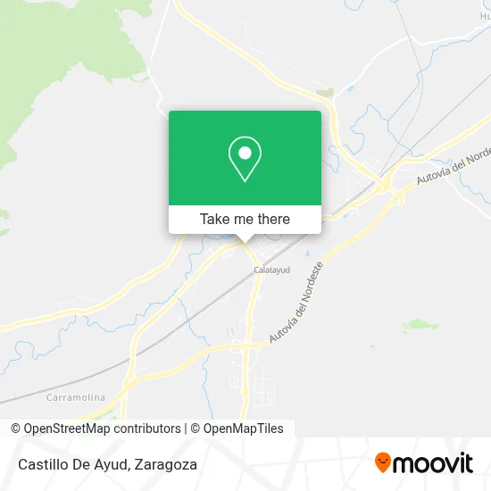 Castillo De Ayud map