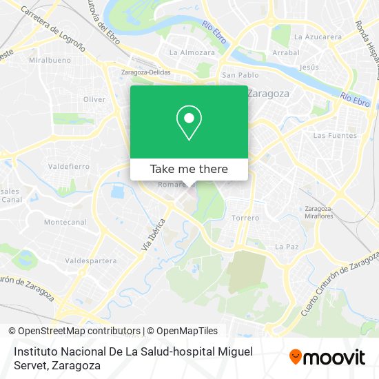 Instituto Nacional De La Salud-hospital Miguel Servet map
