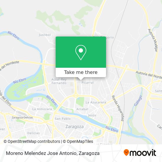 Moreno Melendez Jose Antonio map