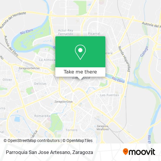 Parroquia San Jose Artesano map