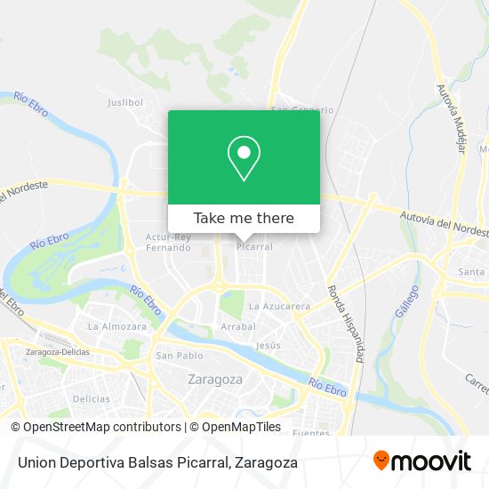 mapa Union Deportiva Balsas Picarral