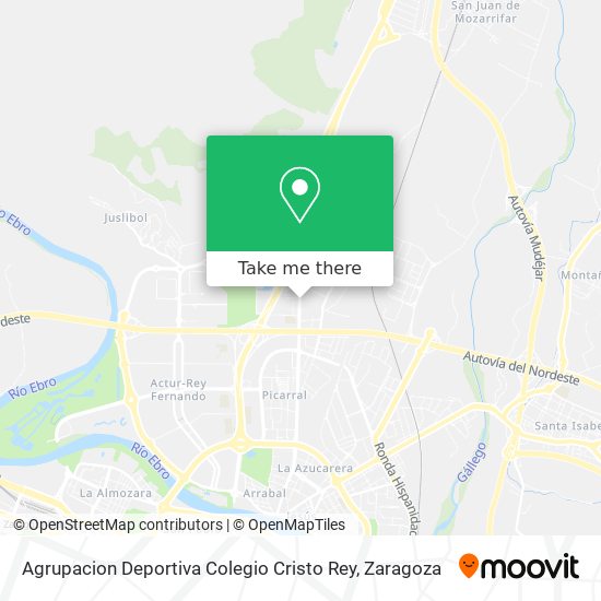 Agrupacion Deportiva Colegio Cristo Rey map