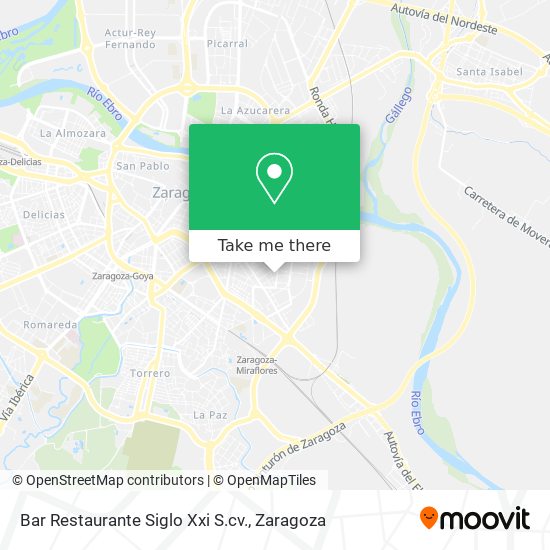 Bar Restaurante Siglo Xxi S.cv. map