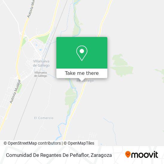 Comunidad De Regantes De Peñaflor map