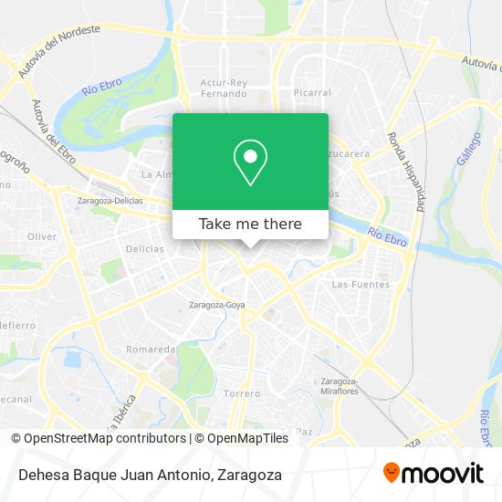 Dehesa Baque Juan Antonio map