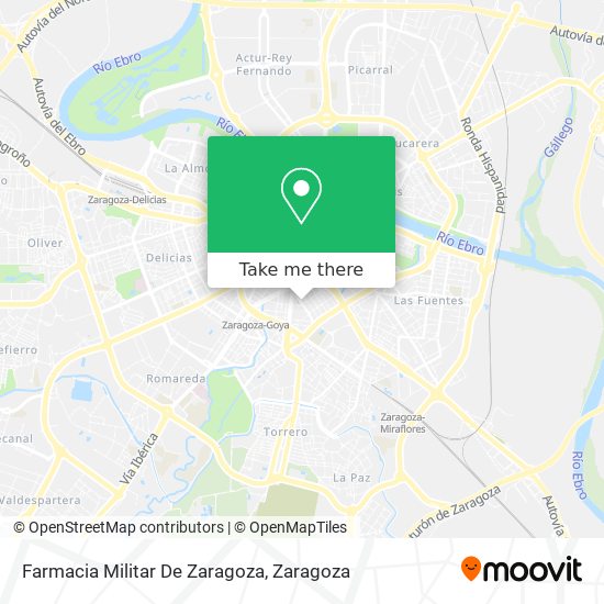 Farmacia Militar De Zaragoza map