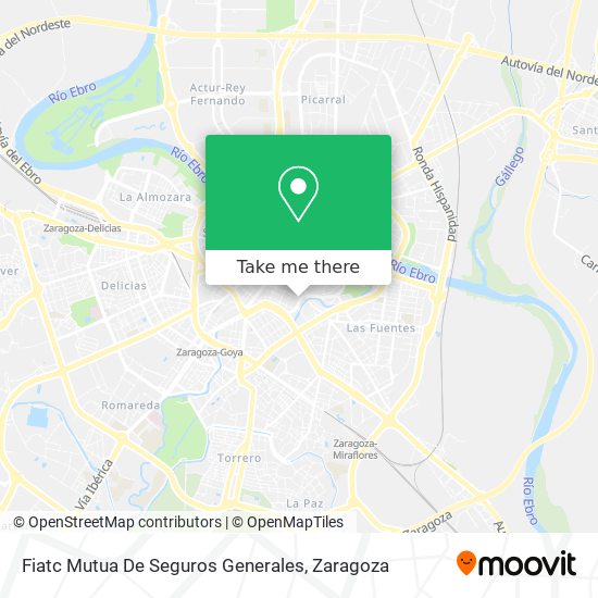 Fiatc Mutua De Seguros Generales map