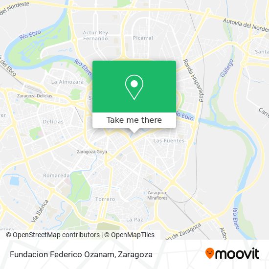 Fundacion Federico Ozanam map