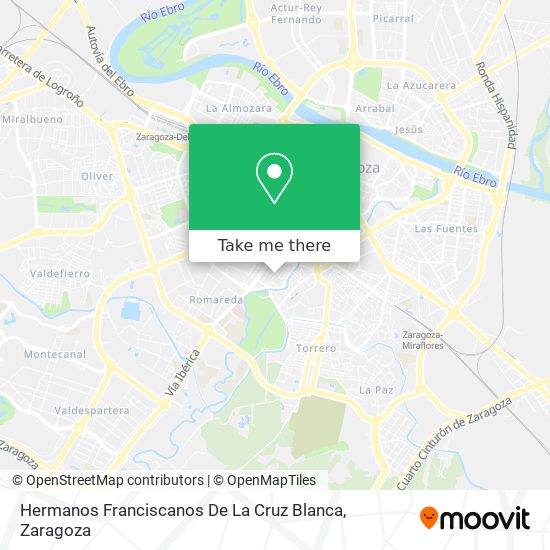 Hermanos Franciscanos De La Cruz Blanca map