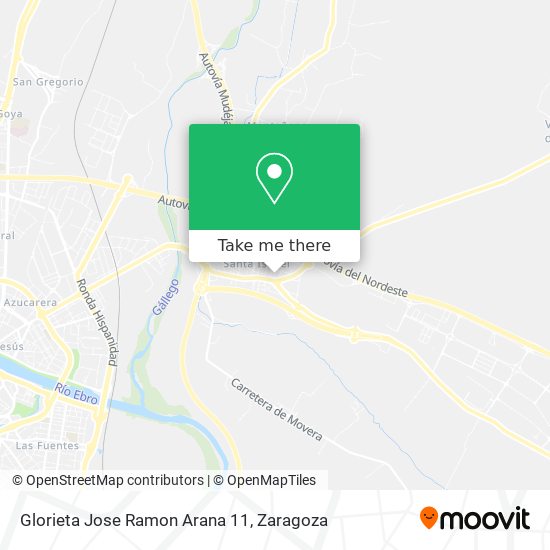 Glorieta Jose Ramon Arana 11 map
