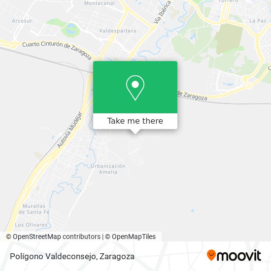 Polígono Valdeconsejo map