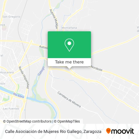Calle Asociación de Mujeres Río Gallego map