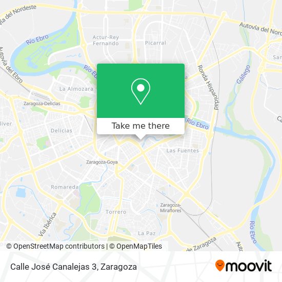 Calle José Canalejas 3 map