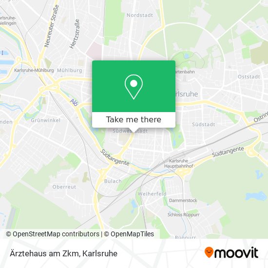 How To Get To Arztehaus Am Zkm In Karlsruhe By Bus Train Or Light Rail Moovit