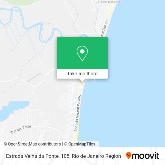 Estrada Velha da Ponte, 105 map