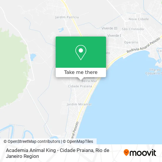 Academia Animal King - Cidade Praiana map