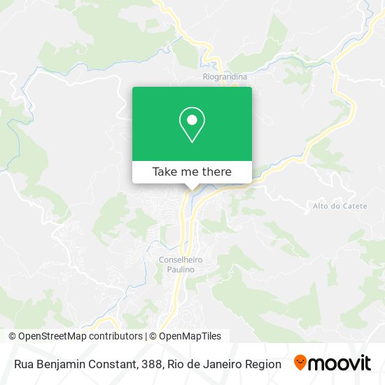 Rua Benjamin Constant, 388 map