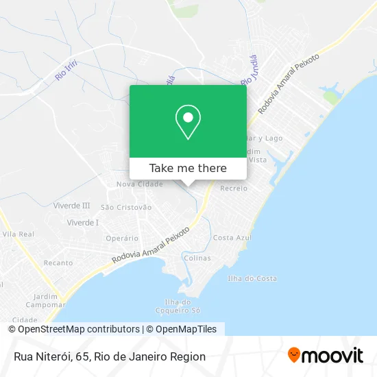 Rua Niterói, 65 map