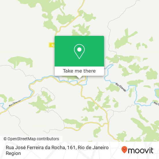 Mapa Rua José Ferreira da Rocha, 161