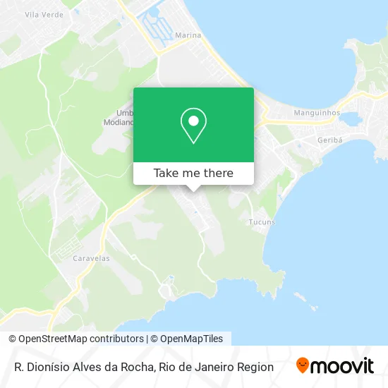 R. Dionísio Alves da Rocha map