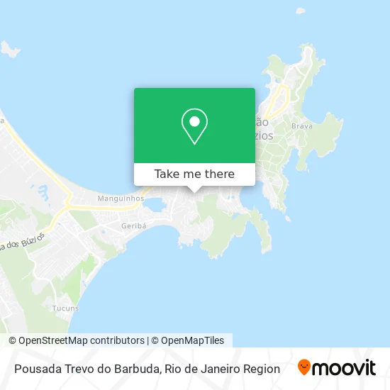 Pousada Trevo do Barbuda map
