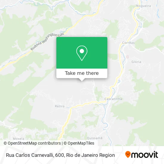 Rua Carlos Carnevalli, 600 map