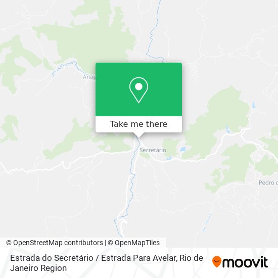 Estrada do Secretário / Estrada Para Avelar map