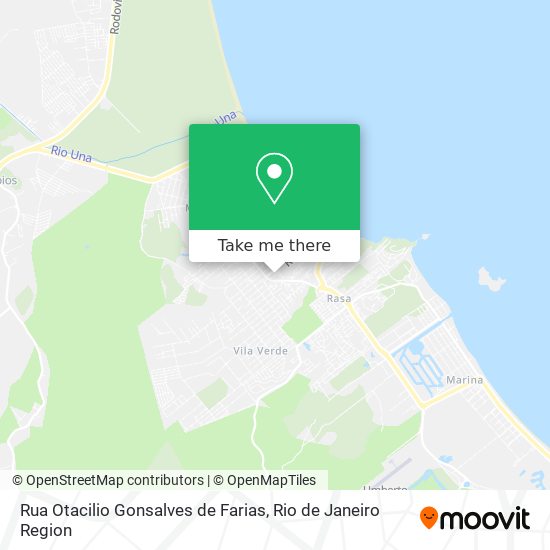 Mapa Rua Otacilio Gonsalves de Farias