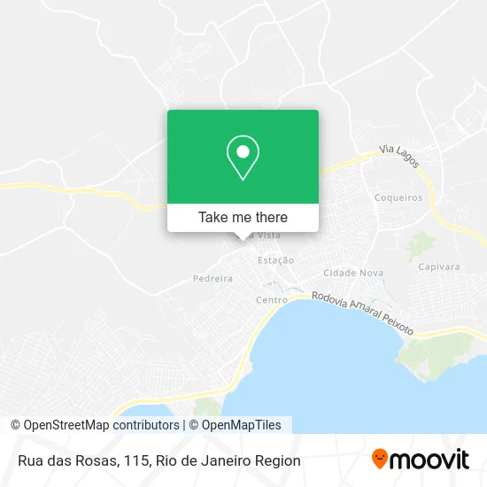 Rua das Rosas, 115 map