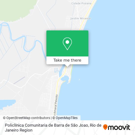 Policlínica Comunitaria de Barra de São Joao map