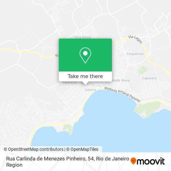 Mapa Rua Carlinda de Menezes Pinheiro, 54