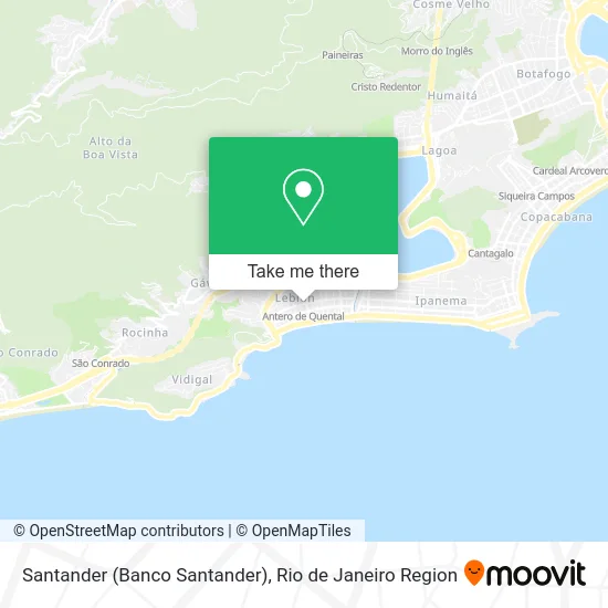 Santander (Banco Santander) map