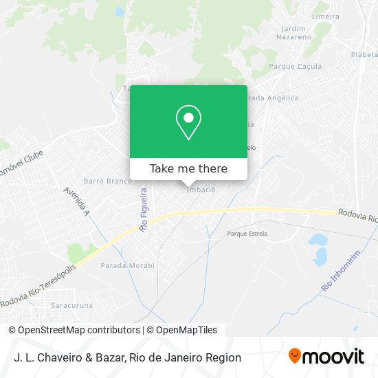 J. L. Chaveiro & Bazar map