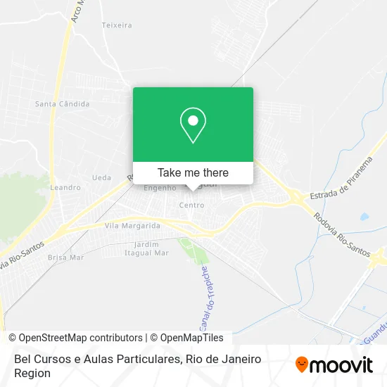 Bel Cursos e Aulas Particulares map