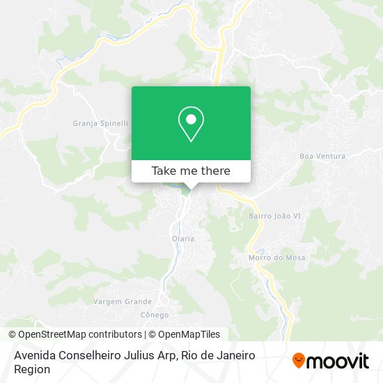 Avenida Conselheiro Julius Arp map