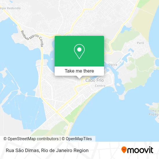 Rua São Dimas map