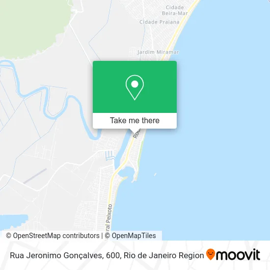 Rua Jeronimo Gonçalves, 600 map