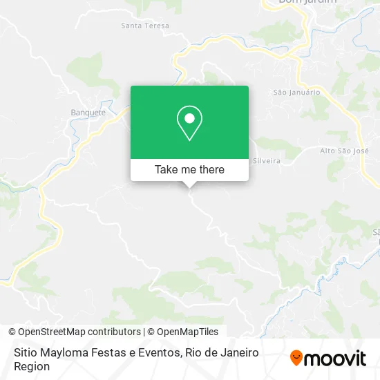 Sitio Mayloma Festas e Eventos map