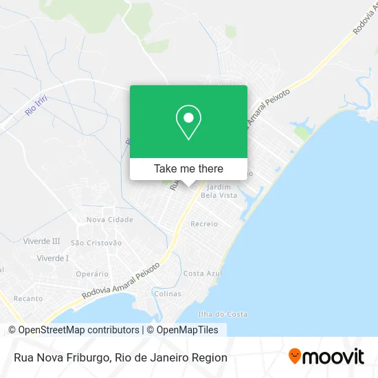 Rua Nova Friburgo map