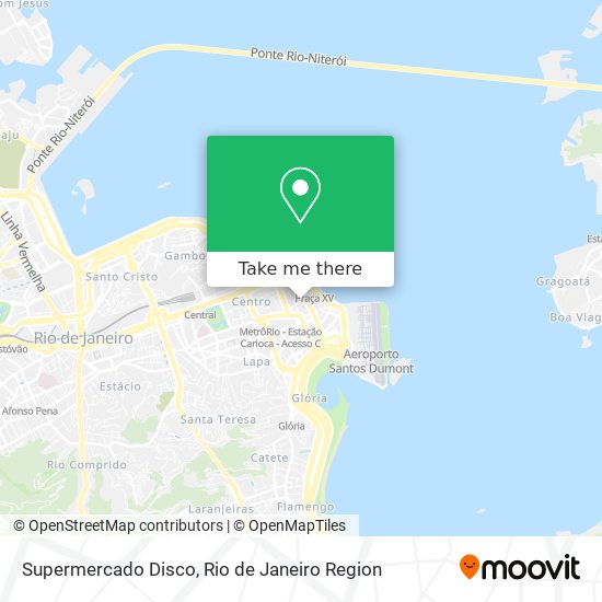 Supermercado Disco map