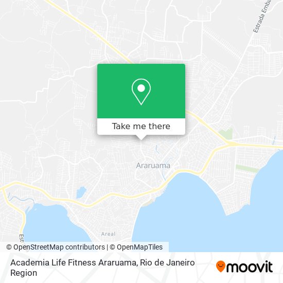 Academia Life Fitness Araruama map