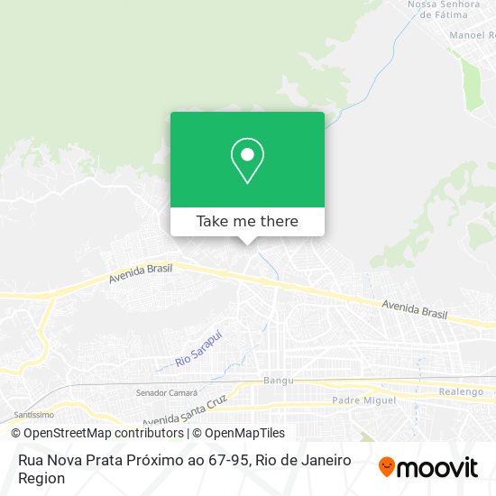 Rua Nova Prata Próximo ao 67-95 map