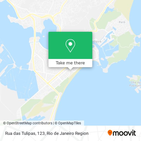 Rua das Tulipas, 123 map