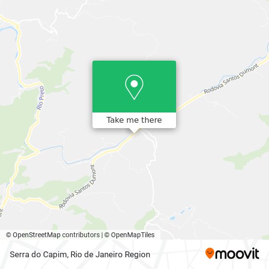 Mapa Serra do Capim