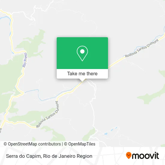 Serra do Capim map