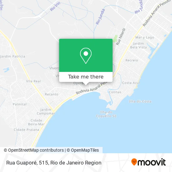 Rua Guaporé, 515 map